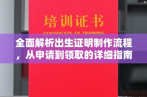 鹿野全面解析出生证明制作流程，从申请到领取的详细指南