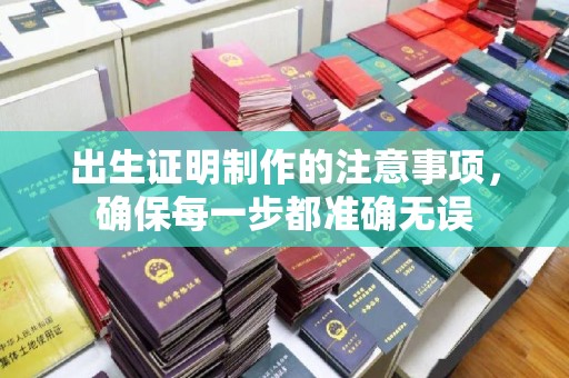 鹿野出生证明制作的注意事项，确保每一步都准确无误