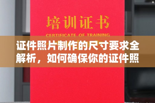 鹿野证件照片制作的尺寸要求全解析，如何确保你的证件照符合标准