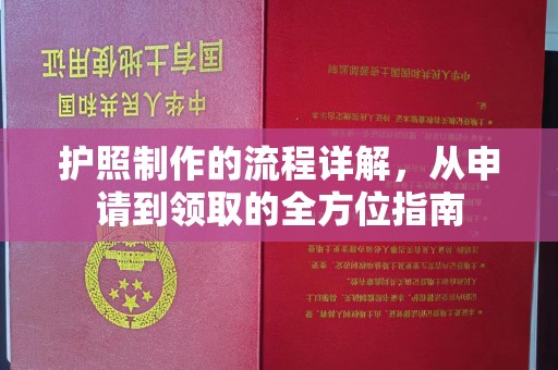 鹿野护照制作的流程详解，从申请到领取的全方位指南